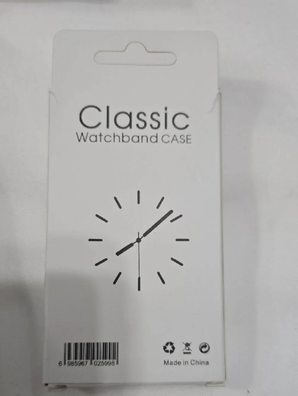 Classic Rhinestone Tempered Glass Watch Case Set